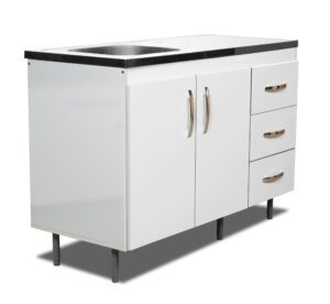 31604470_003_03 BAJO MESADA ARCO 1,20 2P 3C BLANCO ALUMINIO