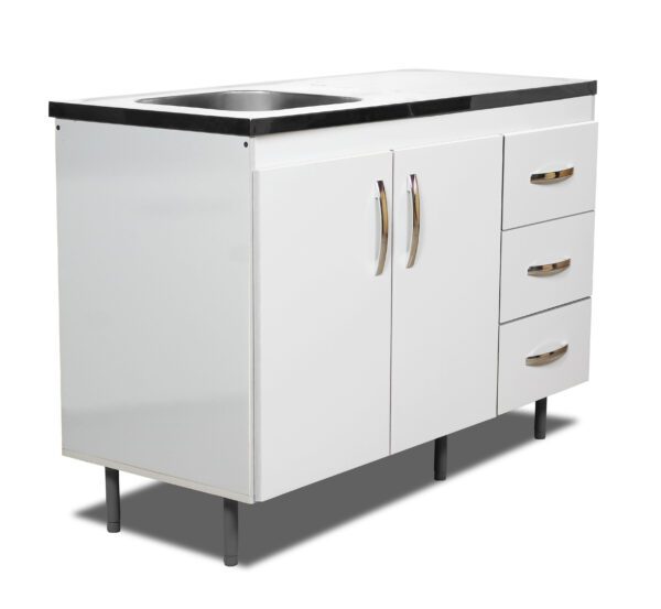 31604470_003_03 BAJO MESADA ARCO 1,20 2P 3C BLANCO ALUMINIO