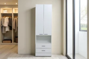 35464270_001_01 PLACARD 2 MODULOS 2 PUERTAS 2 CAJONES BIANCA BLANCO