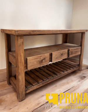 QUESERA 1,40 CON 3 CAJONES