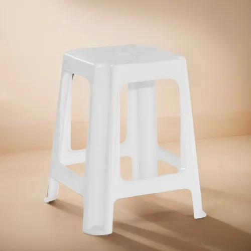 BANQUETA LISA BLANCA