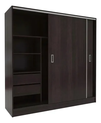 PLACARD SUAVE 1,82 WENGUE PUERTAS CORREDIZAS