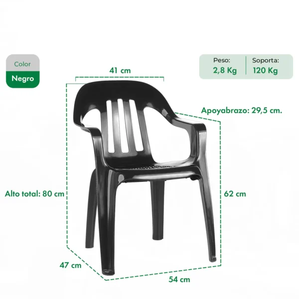 SILLA PASADENA SILLA PASADENA NEGRA