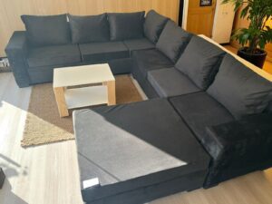 SILLON ESQUINERO VIRGINIA ALYSS 3x2.50 + banqueta 70x70