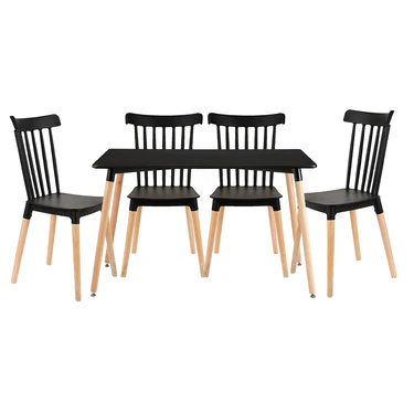 SILLA DE DISEÑO WINDSOR NEGRA